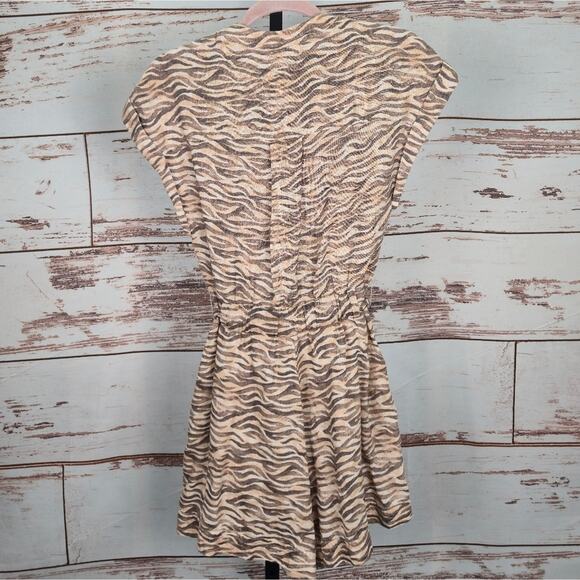 Anthropologie Scotch & Soda Linen Zebra Romper - Picture 2 of 10